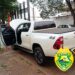 Caminhonete furtada em São Carlos do Ivaí é recuperada pela PM na cidade de Nova Esperança