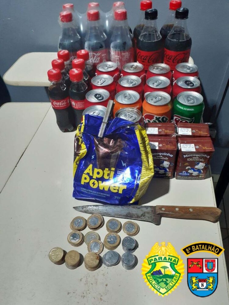 Homem é preso após furtar loja no centro de Paranavaí