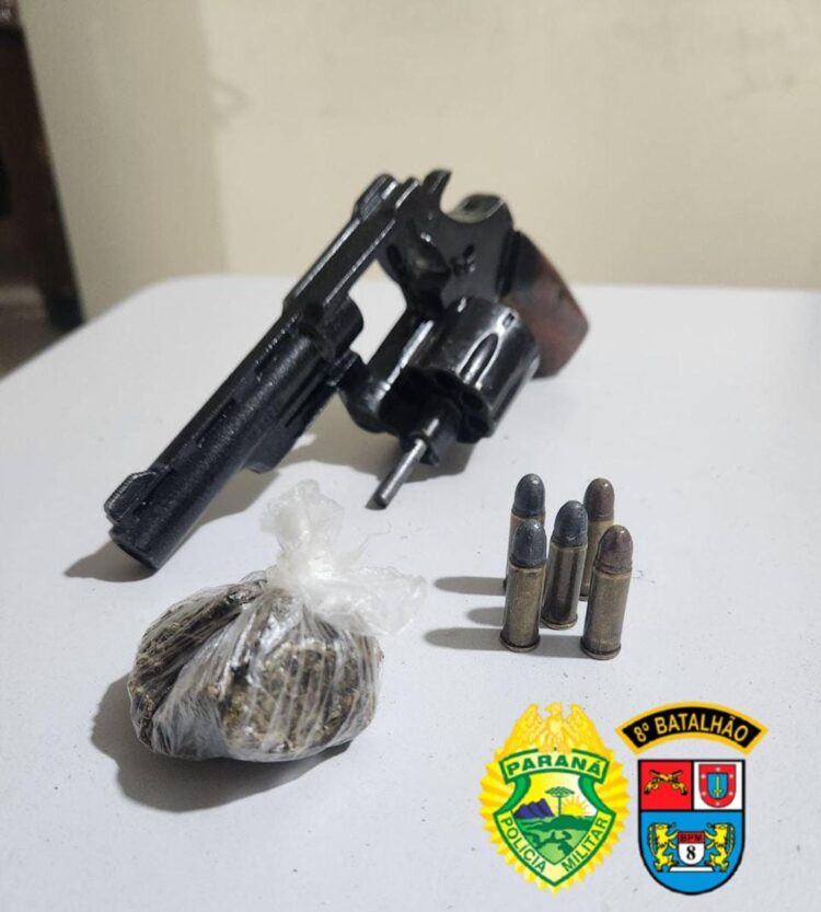 PM atende ocorrência de violência doméstica e apreende arma de fogo em Nova Esperança