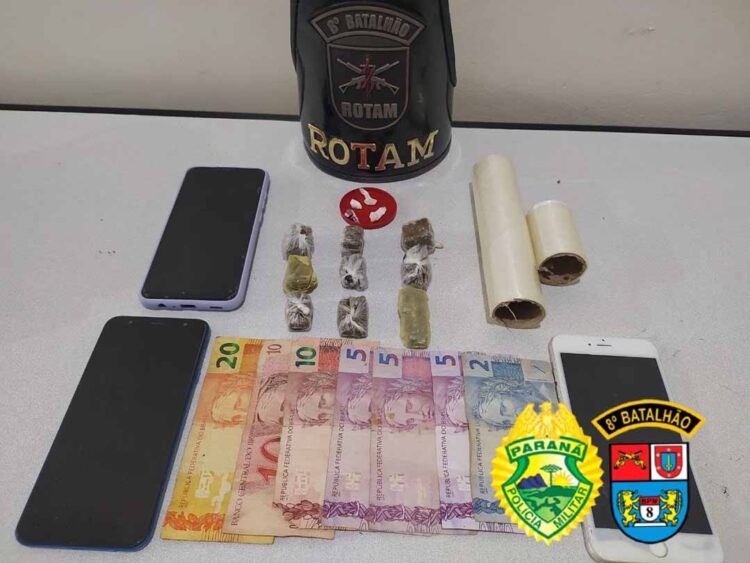 PM prende casal por tráfico de drogas na Vila Operária