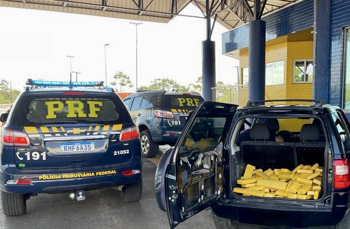 PRF apreende sete toneladas de maconha no Paraná