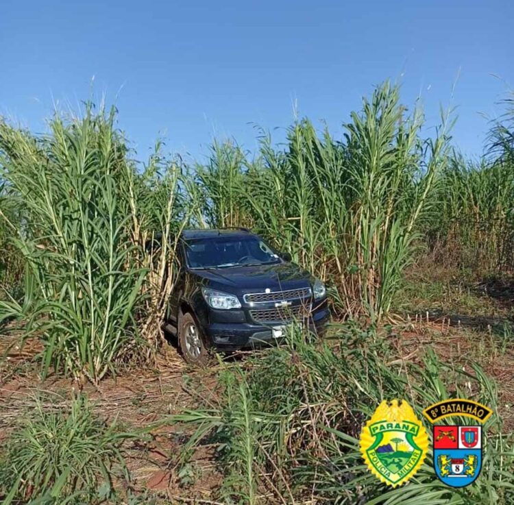 Polícia Militar recupera caminhonete furtada