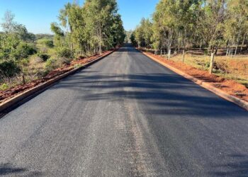 Município entrega pavimentação em  estrada rural do Bairro Cantinho