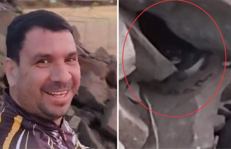 Pescador encontra cobra na prainha do Porto São José