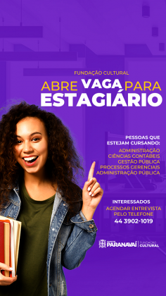 Fundação Cultural abre vaga de estágio para setor administrativo
