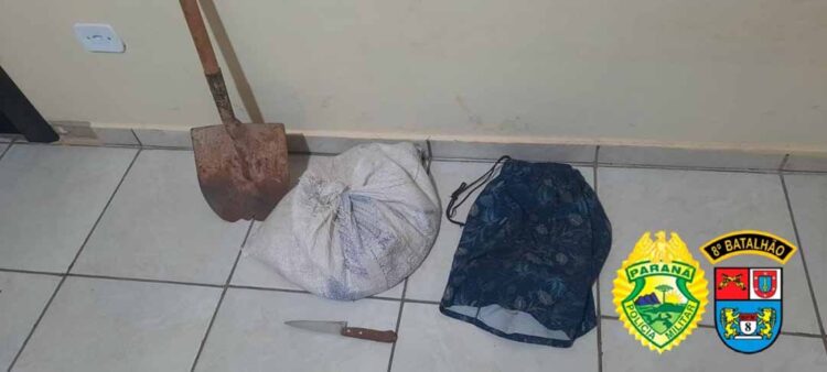 Homem furta residência, tenta fugir, e é contido pela própria vítima