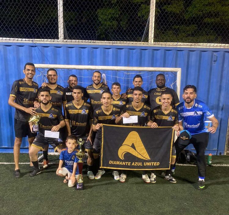 Equipe Diamante Azul conquista a  Copa Pantanal Bets de Fut 5
