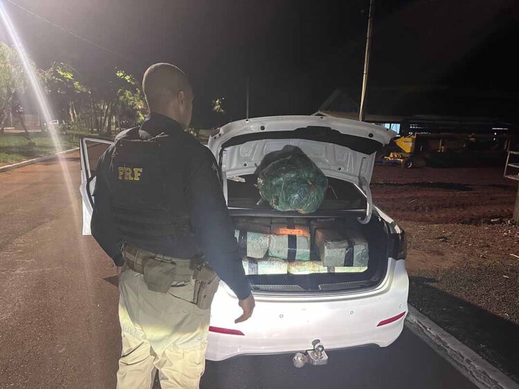 PRF apreende capulho de maconha em Campo Mourão