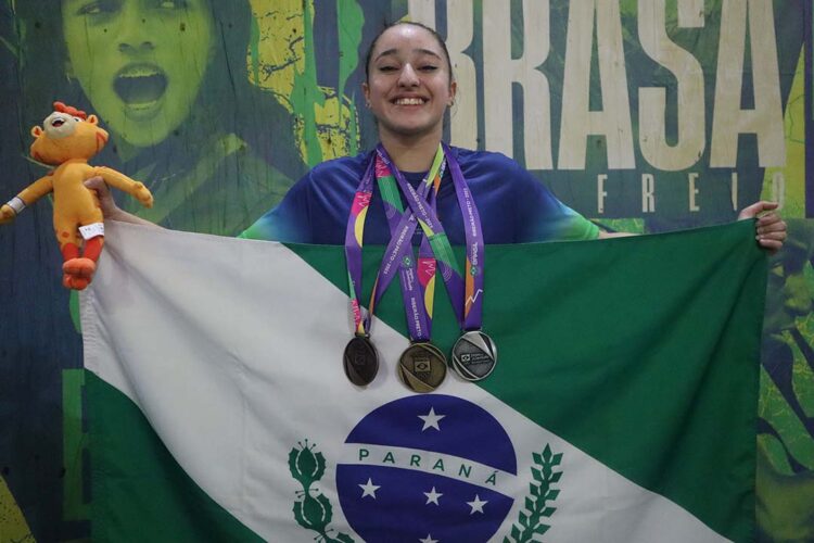 Com 42 medalhas, Paraná ocupa terceira posição nos Jogos da Juventude 2023