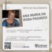Nota de falecimento – Ana Maria da Rosa Pacheco