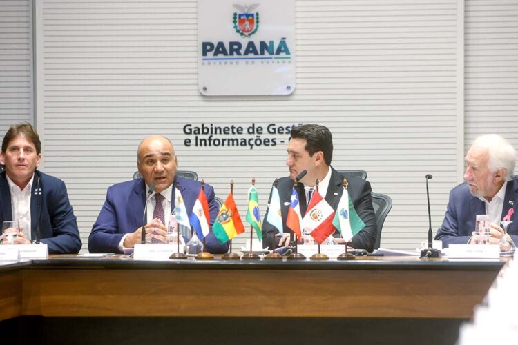 Ratinho Junior é eleito presidente da Zicosur, grupo de estados e províncias da América do Sul