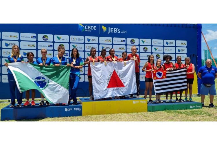 Delegação do Paraná estreia com medalhas  nos Jogos Escolares Brasileiros 2023