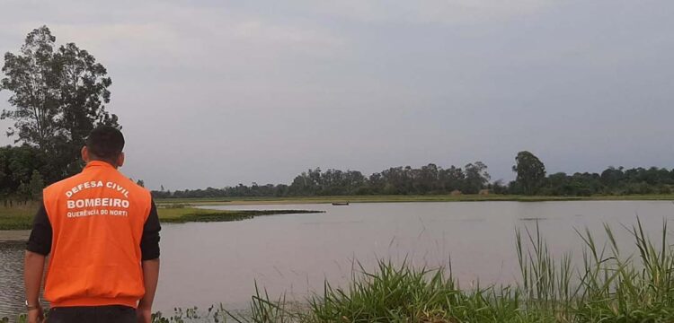 Defesa Civil emite alerta sobre aumento do  volume de água no Rio Ivaí em Querência do Norte