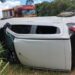 Mulher fica ferida em capotamento na BR-376 em Paranavaí