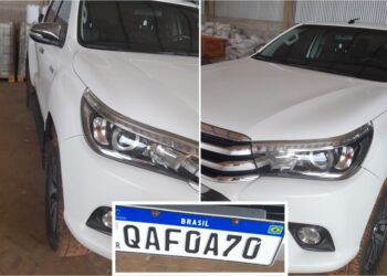 Caminhonete Toyota/Hilux é furtada na noite de réveillon