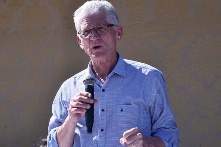 Secretário Ortigara participa da entrega de nova pavimentação em estrada rural