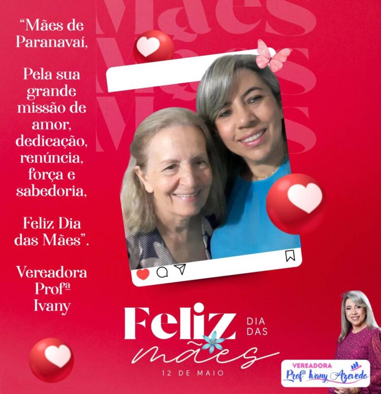 Mensagem especial da vereadora/profª Ivany