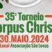 35ª Torneio de Corpus Christi acontece nesta quinta-feira (30)