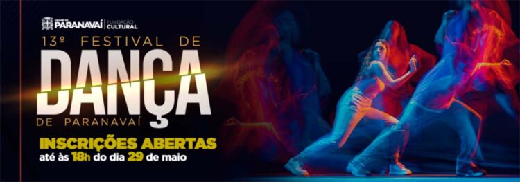 Inscrições para o 13º Festival de Dança vão até o dia 29 de maio