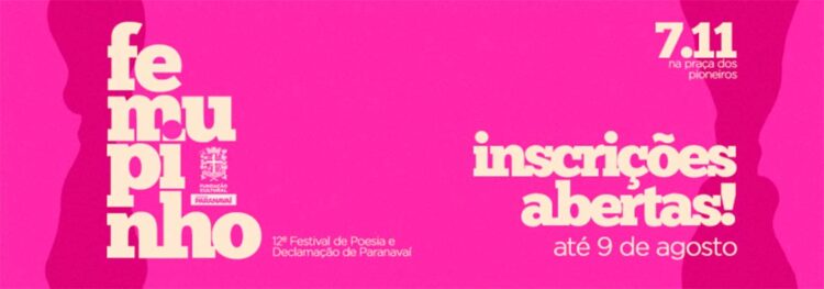 Já estão abertas as inscrições para a 12º edição do Femupinho