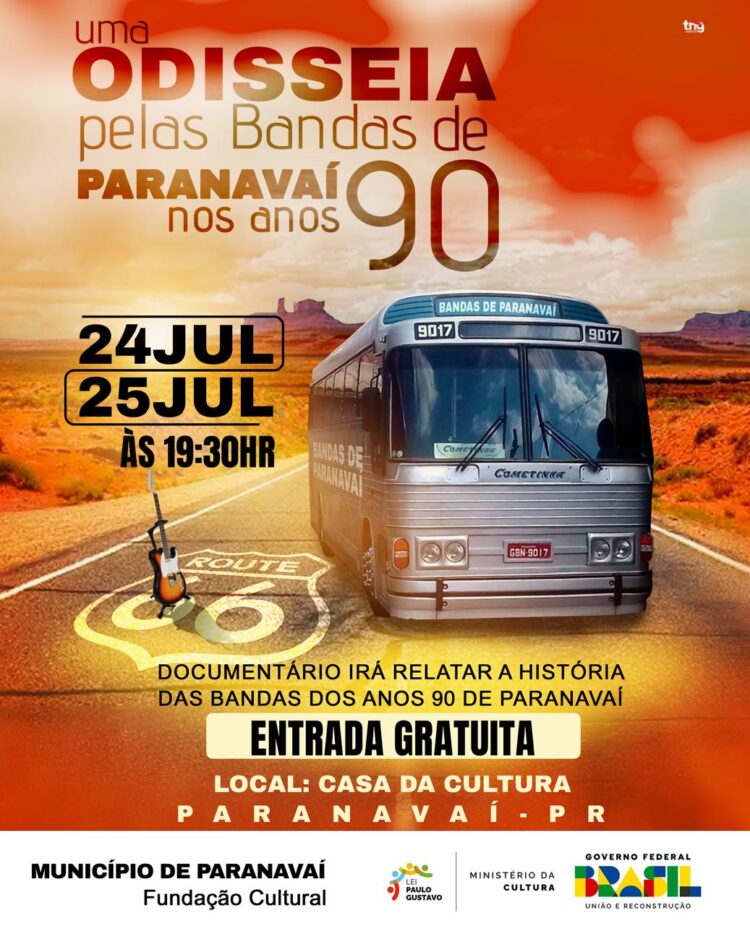 Documentário conta história e relembra influência de bandas de Paranavaí na década de 1990