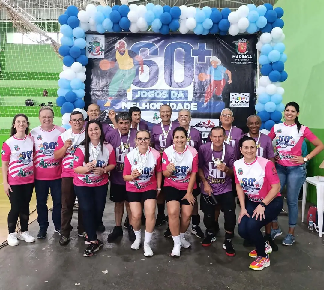 Equipes de Terra Rica conquistam o pódio nos Jogos 60+ da Melhor Idade
