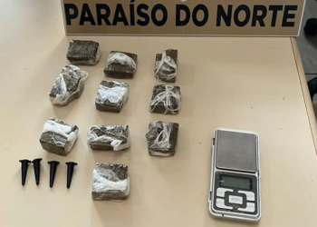 Jovem de 18 anos é preso em flagrante com maconha e cocaína em Paraíso do Norte