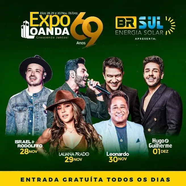 Expo Loanda recebe show de Leonardo neste sábado