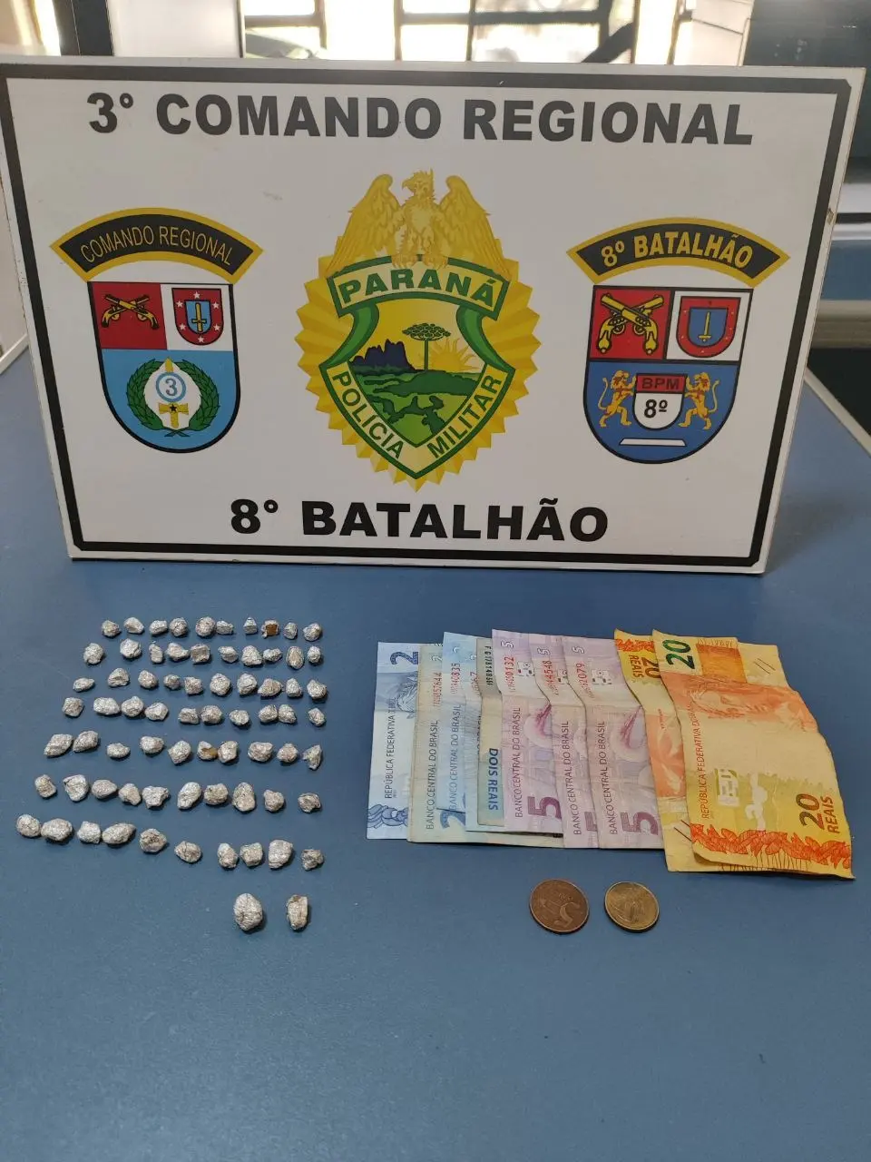 Procurado por tráfico de drogas é preso com mais de 70 porções de crack em Guairaçá