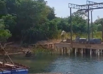 Trabalhador morre afogado após barco virar dentro de tanque de peixes, em Terra Rica