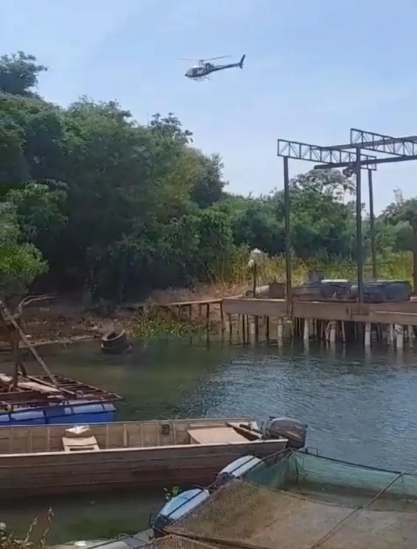 Trabalhador morre afogado após barco virar dentro de tanque de peixes, em Terra Rica