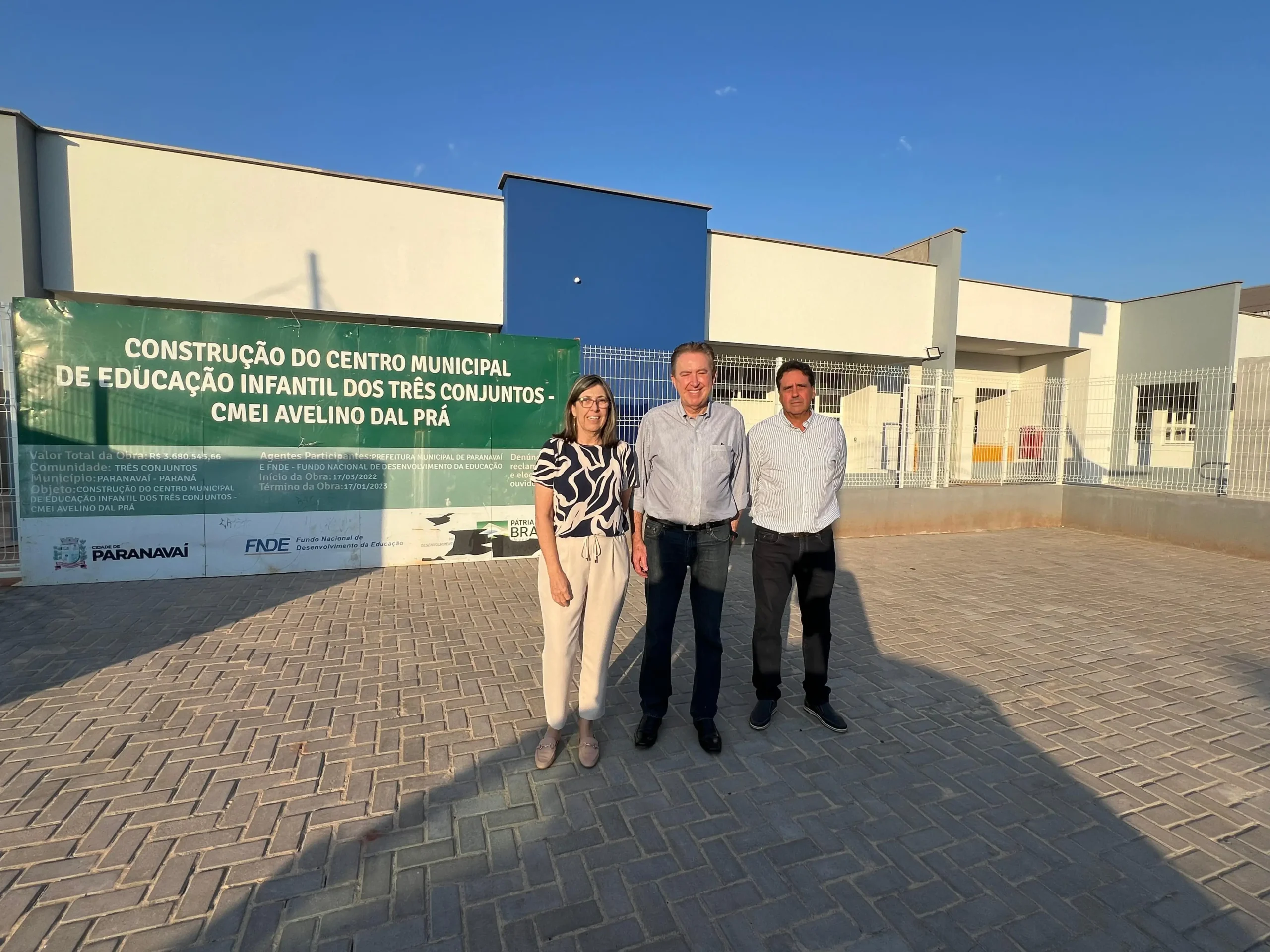 Com recursos destinados pelo deputado Luciano Ducci, Paranavaí inaugura o CMEI Avelino Dal-Prá