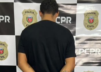 Jovem é preso por agredir companheira e filha de 9 meses em Terra Rica