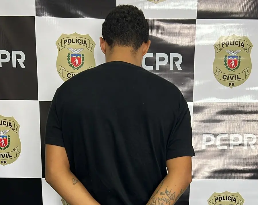 Jovem é preso por agredir companheira e filha de 9 meses em Terra Rica