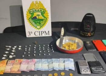 Homem é preso por tráfico de drogas após ser flagrado com crack e cocaína em Loanda