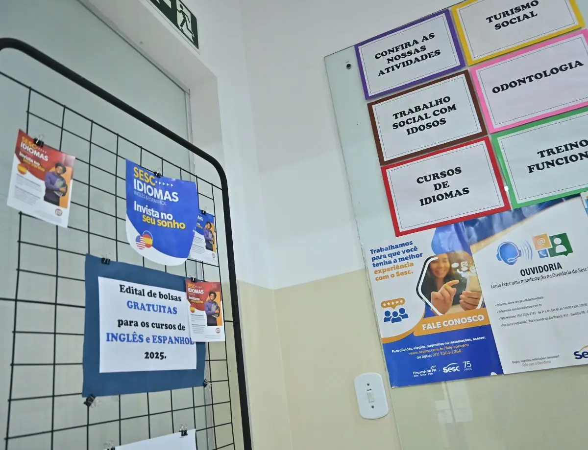 Sesc Paranavaí prorroga inscrições para aulas gratuitas de inglês e espanhol