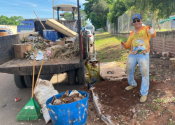 Mutirão de limpeza recolhe 60 toneladas de resíduos no Porto São José