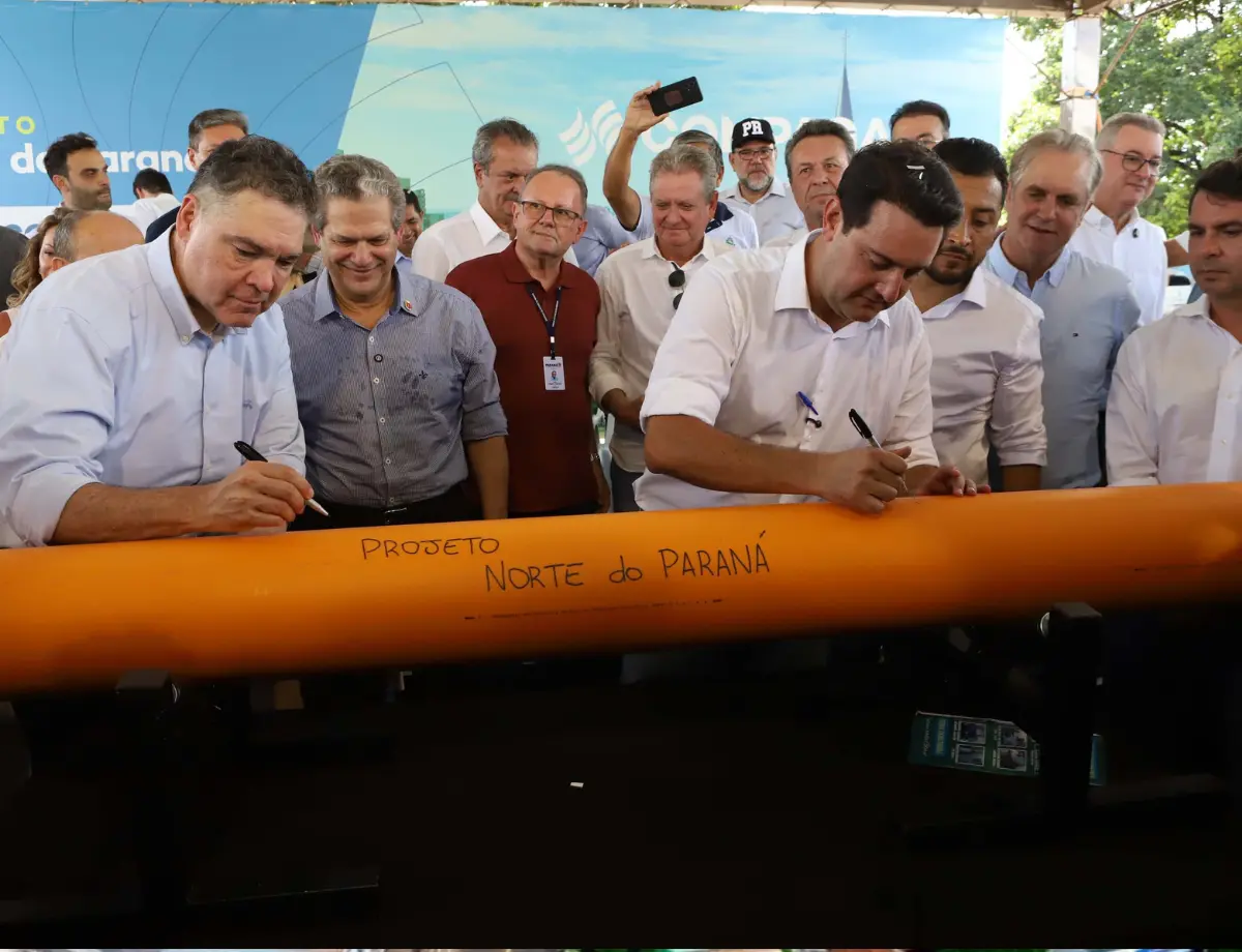 Governador lança obras de expansão da rede de gás canalizado em Maringá