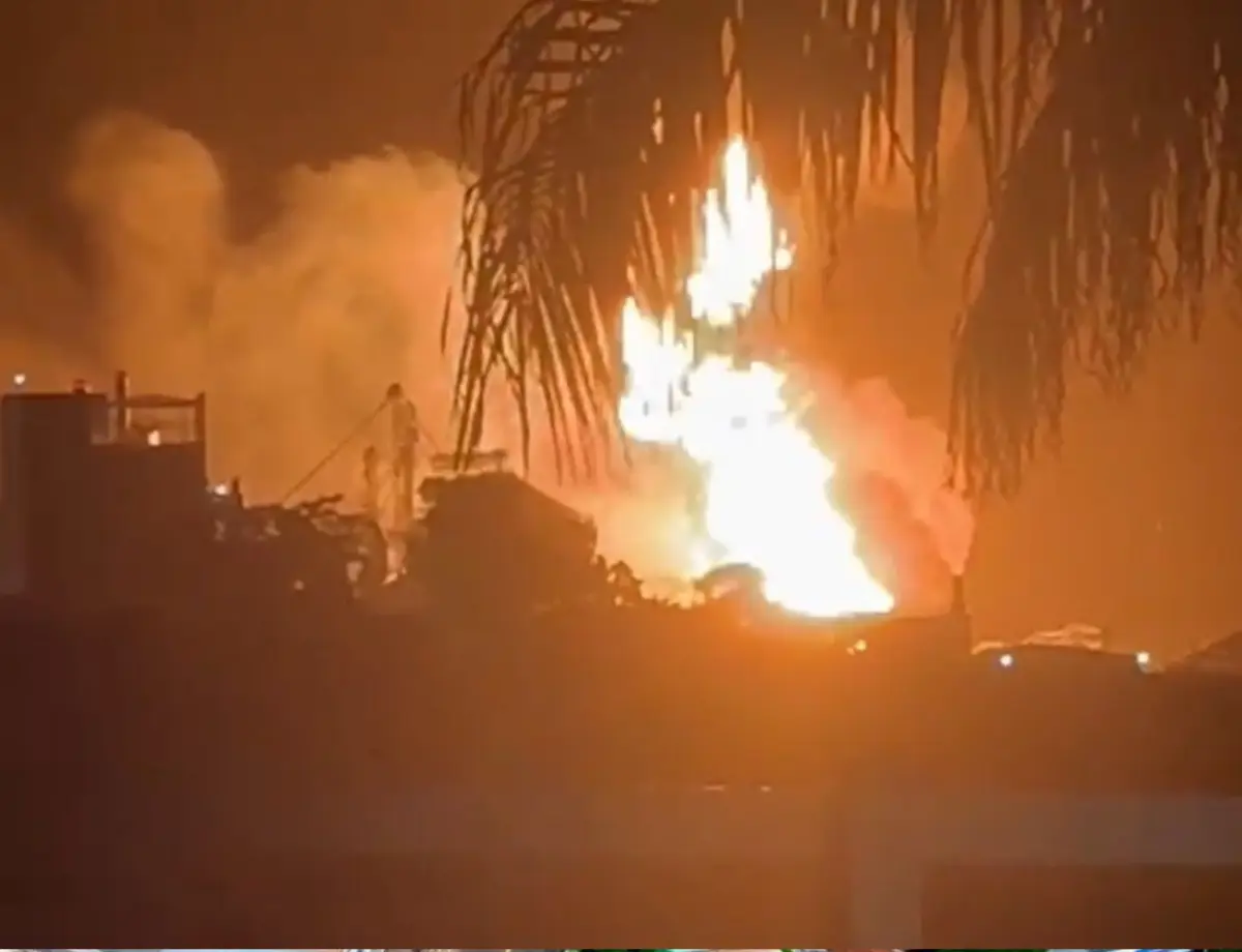 Incêndio atinge Indemil, mas é controlado pela brigada interna; veja vídeo