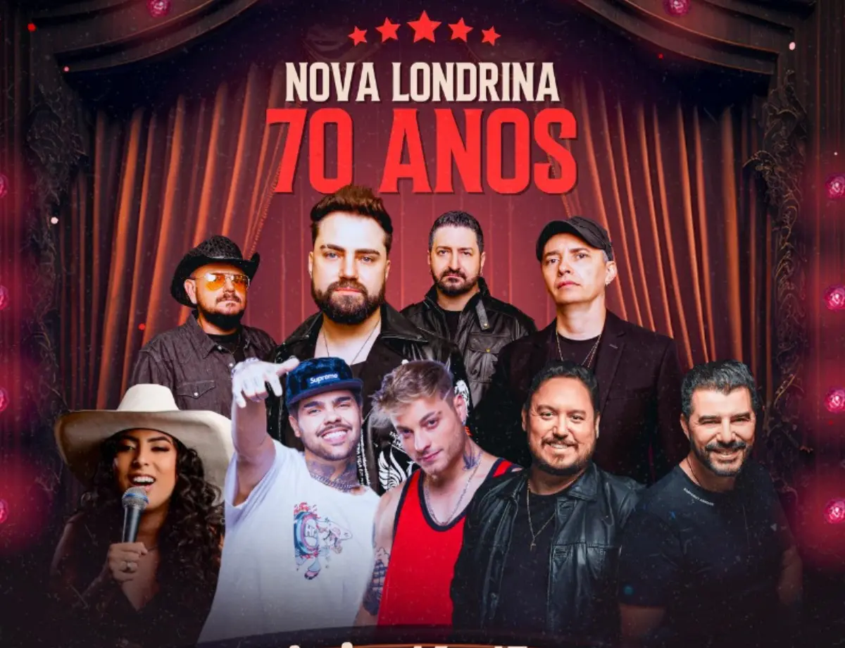 Nova Londrina celebra 70 anos com grandes shows e festividades