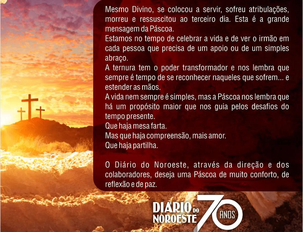 É PÁSCOA!” Eu venci o mundo”