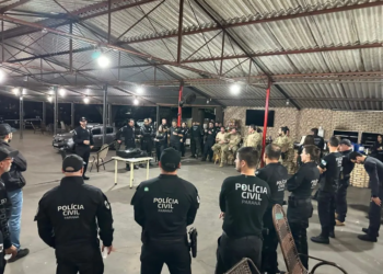 Megaoperação em quatro cidades do Noroeste mira organização criminosa e prende sete pessoas