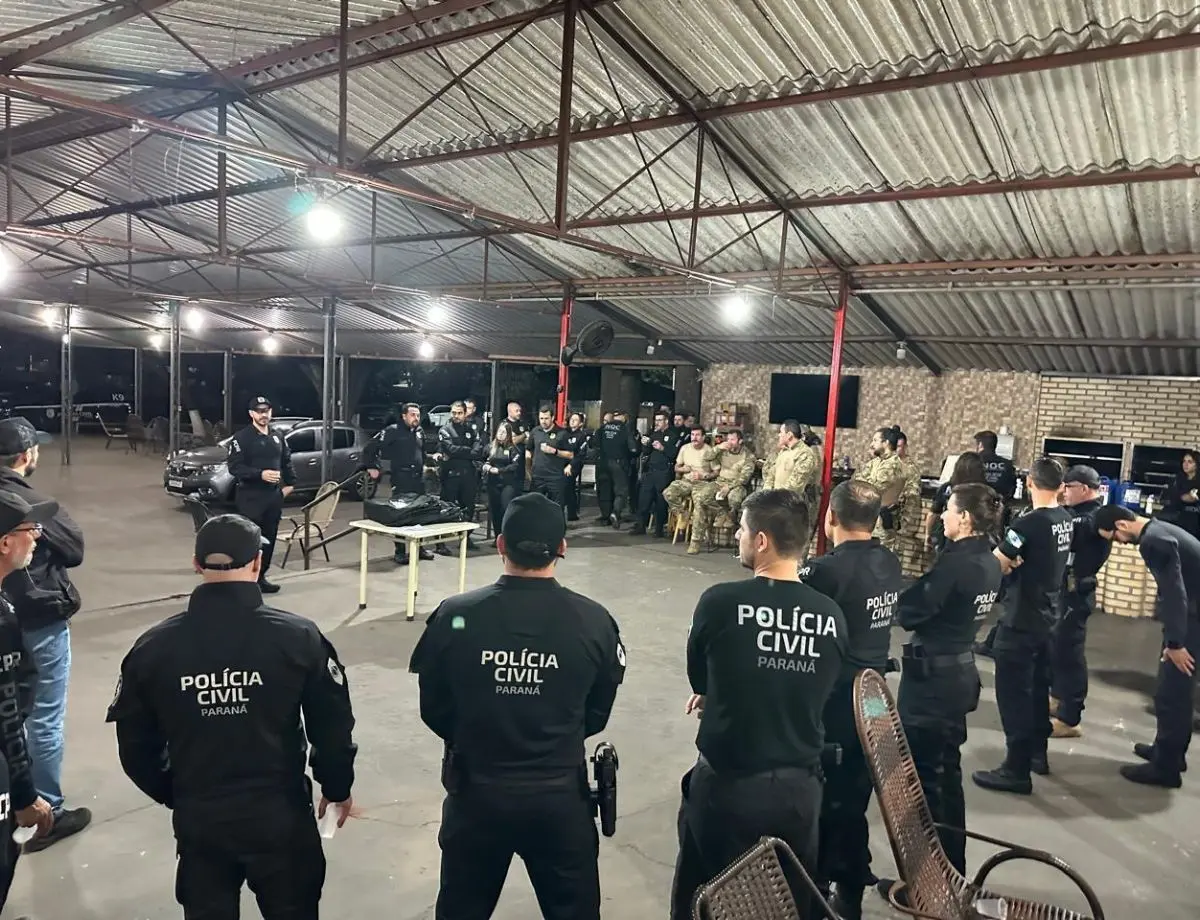 Megaoperação em quatro cidades do Noroeste mira organização criminosa e prende sete pessoas