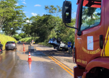 Capotamento na PR-492, em Paraíso do Norte, mata idoso de 81 anos