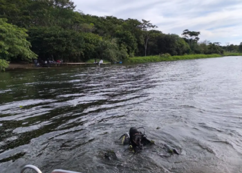 Morador de Paranavaí está desaparecido no Rio Paranapanema; bombeiros fazem buscas