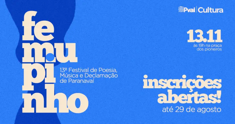 Abertas as inscrições para o 13º Femupinho