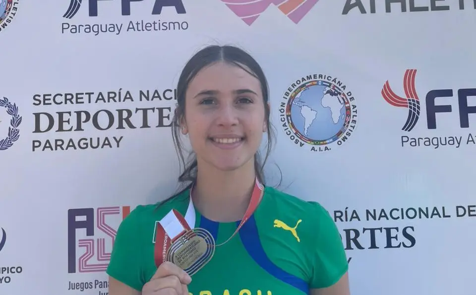 Atleta de Paranavaí é terceira colocada no Iberoamericano Sub-18