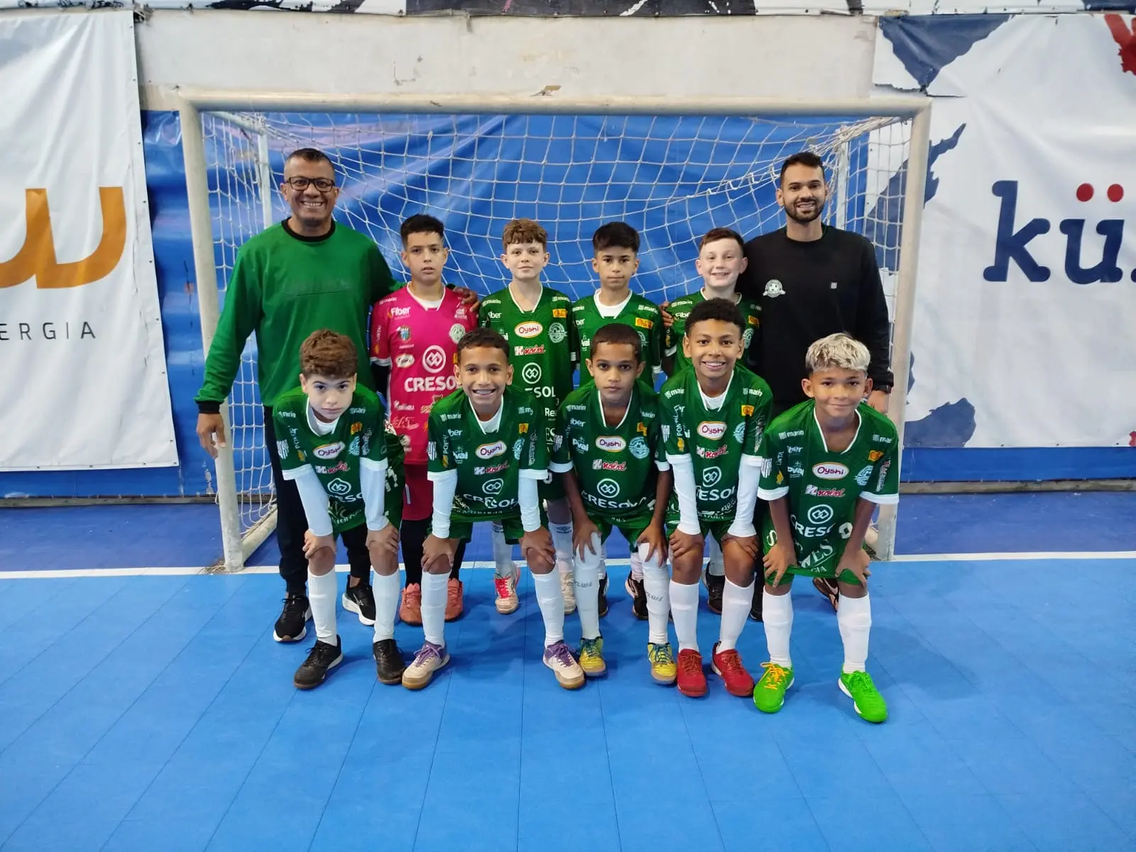 Equipe Sub-11 da São Lucas garante vaga na fase final do Paranaense de Futsal