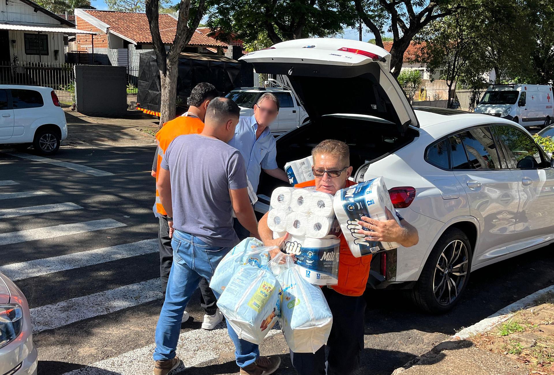 Paranavaí começa arrecadar donativos para Rio Bonito do Iguaçu