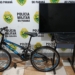 Homem é detido ao ser flagrado com bicicleta infantil, televisão e cachimbo de crack